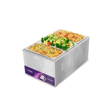 ETL Listed 3-Pan 18L Commercial Food Warmer with Non-Leakage Stretch-Forming ...