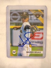 Javier Rivas Signed IP 2024 Bradenton Marauders Rc Rookie Pirates Auto
