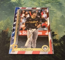 2025 Topps Update Matt Gorski RC Independence Day /76