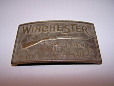 Winchester Repeating Arms New Haven Conn - Belt Buckle -Brass. Vintage nice 