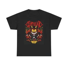 Cuphead Graphic T Shirt NEW Cotton Tee Gift 