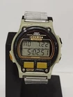 Timex Ironman Vintage Watch Men's Digital Multicolor Silver Band New Battery