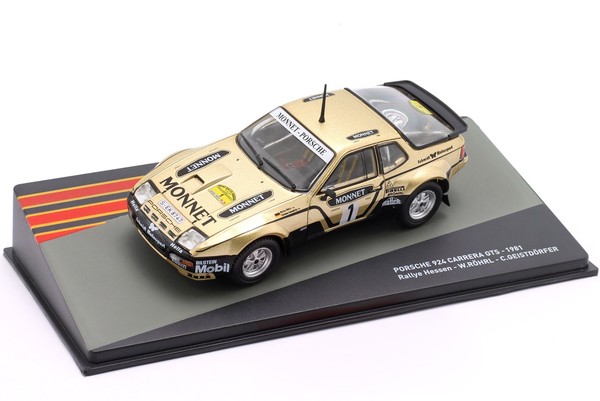 Porsche 924 Carrera GTS #1 Sieger Rallye Hessen 1981 R�Hrl, Geistd�Rfer 1:43 A-image
