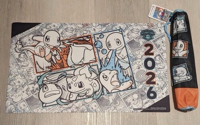 Pokémon Kanto Comic Mat 2026 NAIC Exclusive