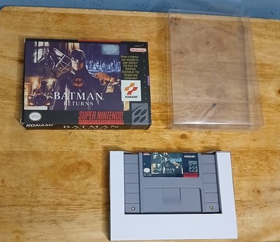 Batman Returns Video game For Super Nintendo System (1991, 1992) with Protector