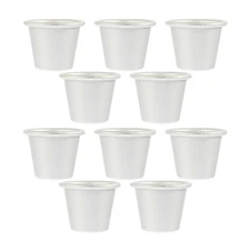 10 Pcs Aluminium Baking Cup Muffin Moulds Tartlet Tins for Ramekins Cups