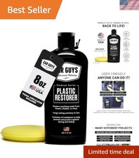 Plastic Restorer - 8 Oz - Black