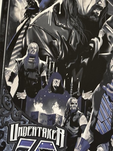 The Undertaker 30 Years Of The Phenom Anniversary Poster WWE Wrestling Original - Picture 5 of 16