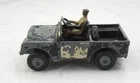 VINTAGE DINKY LAND ROVER TOY GREEN MECCANO METAL MODEL CAR + DRIVER