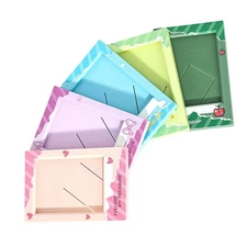 Set of 5 Compact Vertical Picture Frames for 3 Inch For Instant Photos Colorful