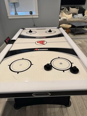 Mesa De Hockey De Aire MD Sports 5 Pies - Con Marcador Electrónico, Motor 12V, Discos Incluidos, Ideal Juegos En Familia