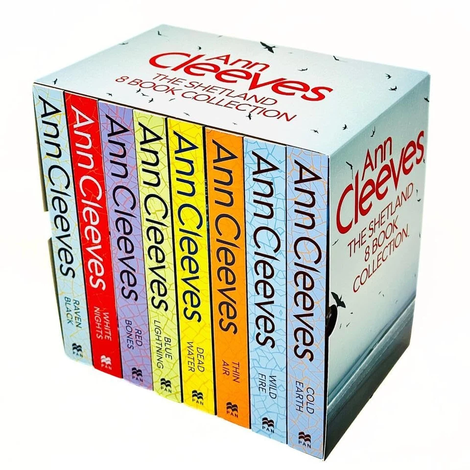 Shetland Series 8 Books Set Collection by Ann Cleeves, Raven Black, Wild Fire...