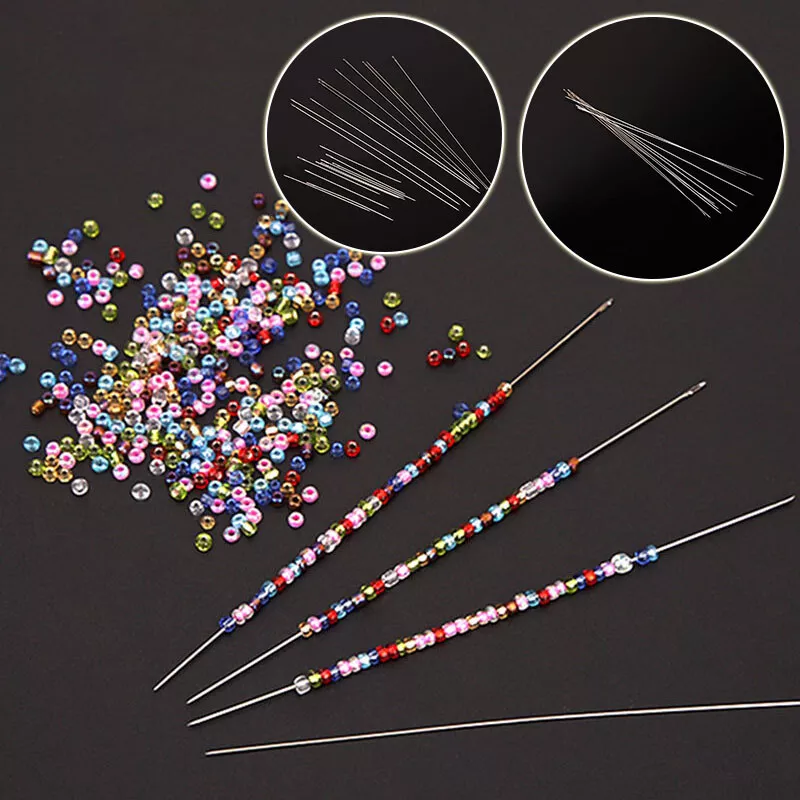 Beading Needles Easy Threading Tool for Necklace Bracelet Jewelry Making DIY