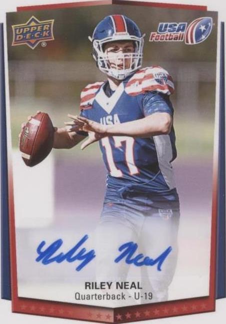 2015 Upper Deck USA Football Riley Neal #15 - 1 of 2