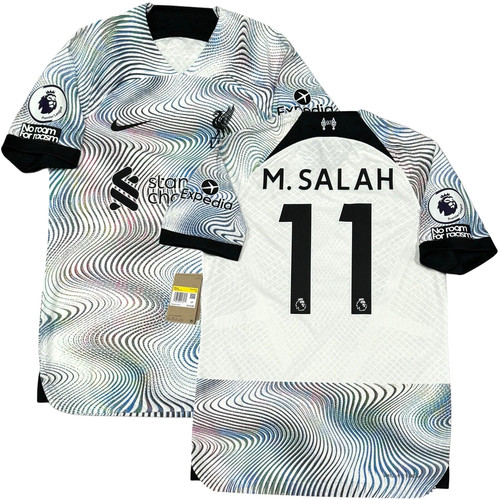 2022/23 Liverpool Authentic Away Jersey #11 Mohamed Salah Small Premier League