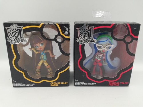 Monster High Ghoulia Yelps & Cleo De Nile 4'' Vinyl Figures - HTF NIB - 第 1/4 張圖片