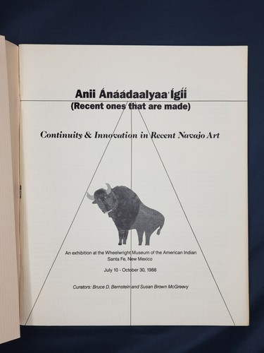 Anii Anaadaalyaa Igii Continuity & Innovation in Recent Navajo Art 1988 - Picture 2 of 5