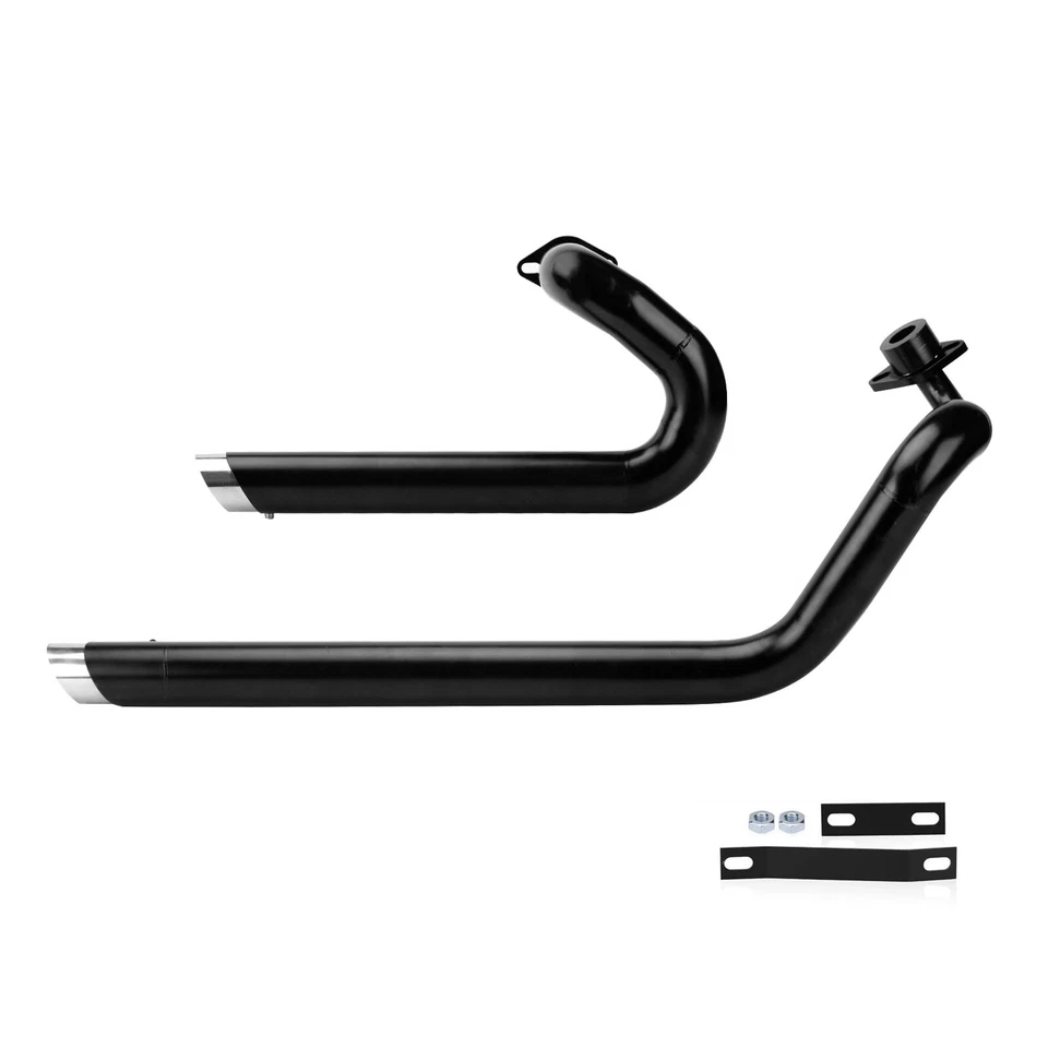 Shortshots Staggered Exhaust Pipes System For Yamaha V Star 650 XVS650 XVS650A - Image 2 of 4