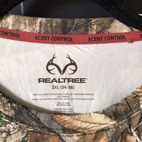 Realtree Edge Long Sleeve Performance Camouflage Shirt Men's Size 3XL(54-56) - Picture 16 of 16