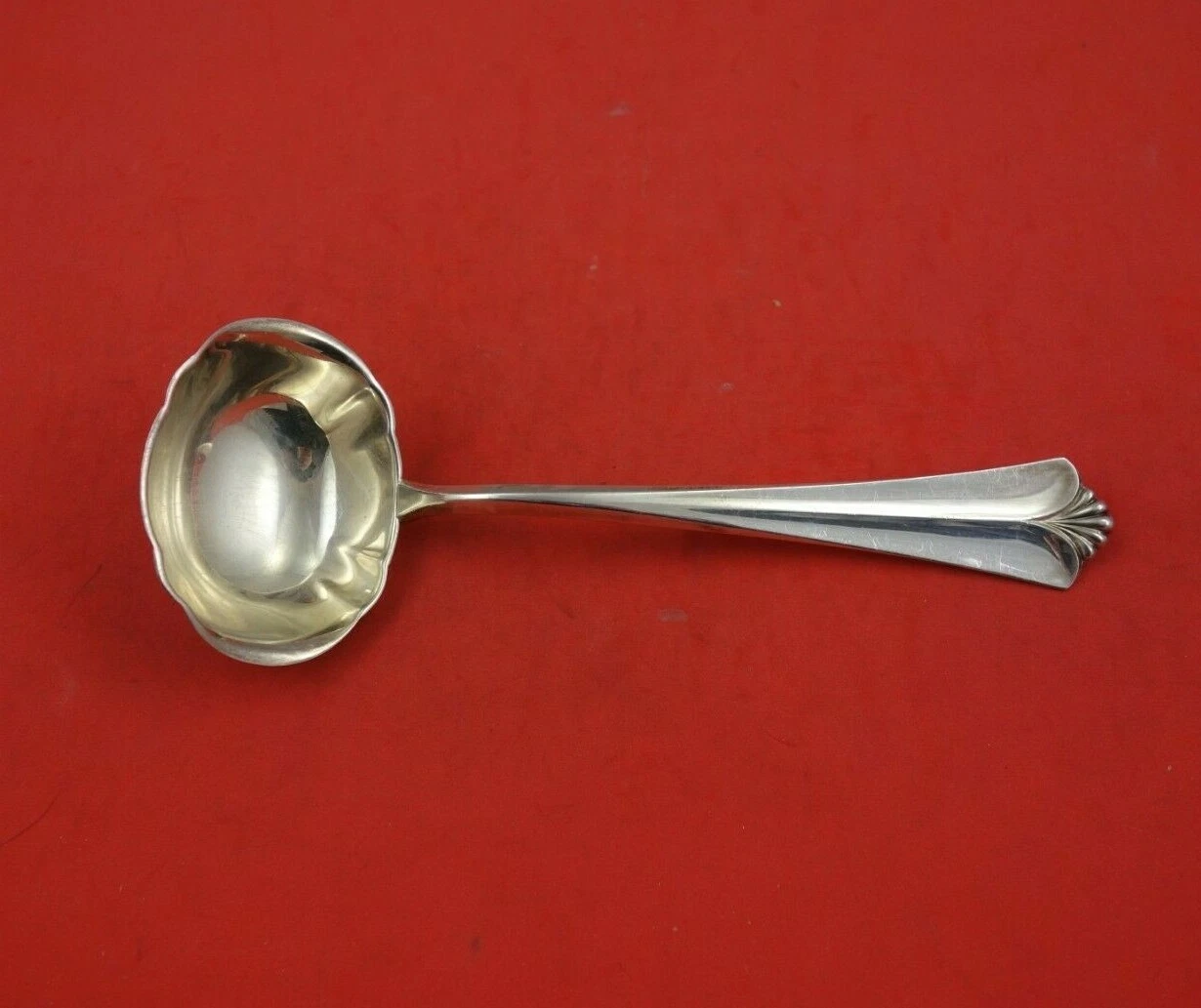 Town Hall aka Radhus M/Vifte by David Andersen Sterling Silver Sauce Ladle