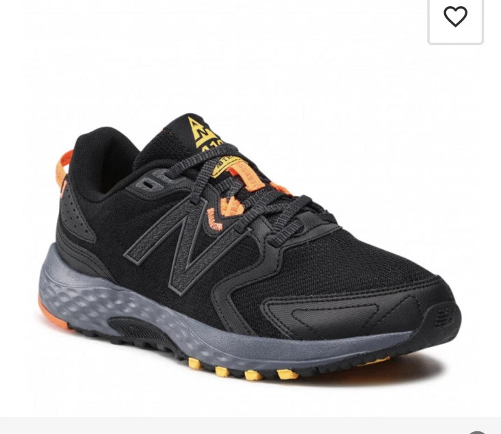 NEW BALANCE MT410CK7 Men s Black Grey Mesh Lace up Trail Running