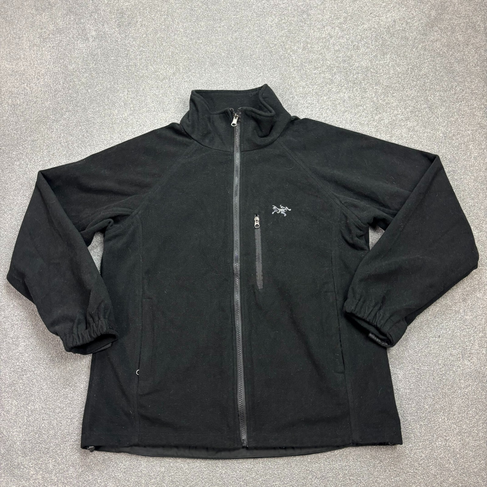 ARC'TERYX Arcteryx Pile Adulto Grande Nero Escursionismo Leggero Sci Outdoor Giacca Uomo