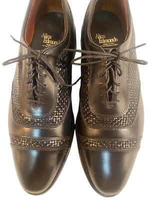 Allen Edmonds Evanston Black Cap-Toe Brogue Derby Shoes Allen Edmonds Strand Cap-toe Black Calfskin - Sherman  main image 4