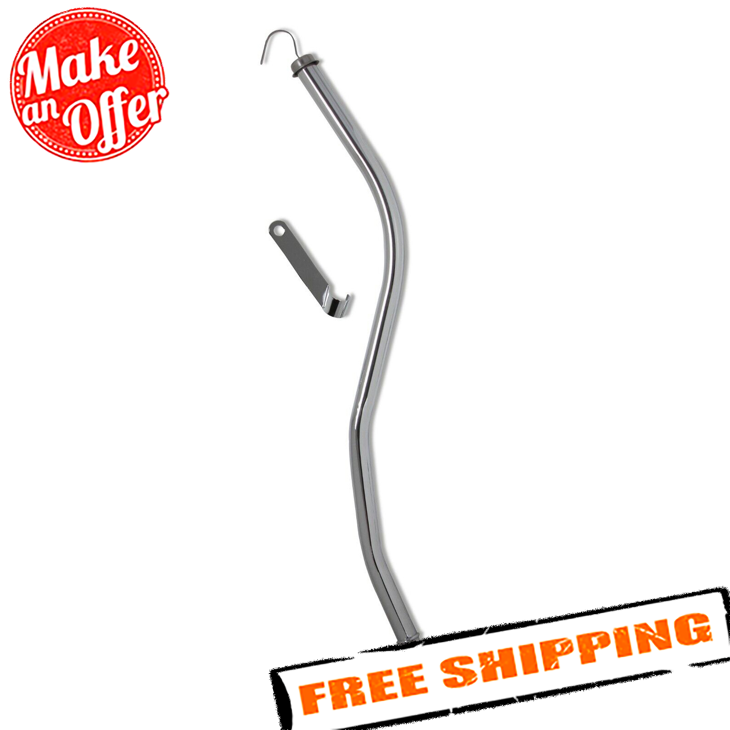 Mr. Gasket 9765A Chrome Transmission Dipstick & Tube for GM TH400