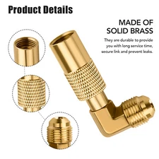 Low Pressure 3/8" Male Flare Propane Elbow Adapter for Blackstone 17'' and 22''