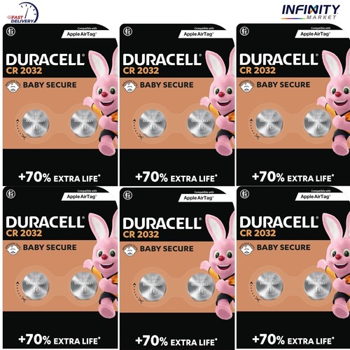 Duracell 2032 Battery CR2032 3v Lithium Batteries Coin Cell Button - Picture 16 of 16