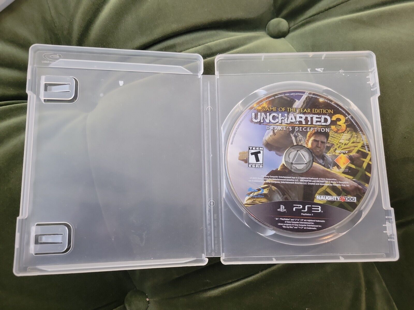 Uncharted 3: Drake's Deception (PS3, Sony PlayStation 3) Disc Only!!  711719823322