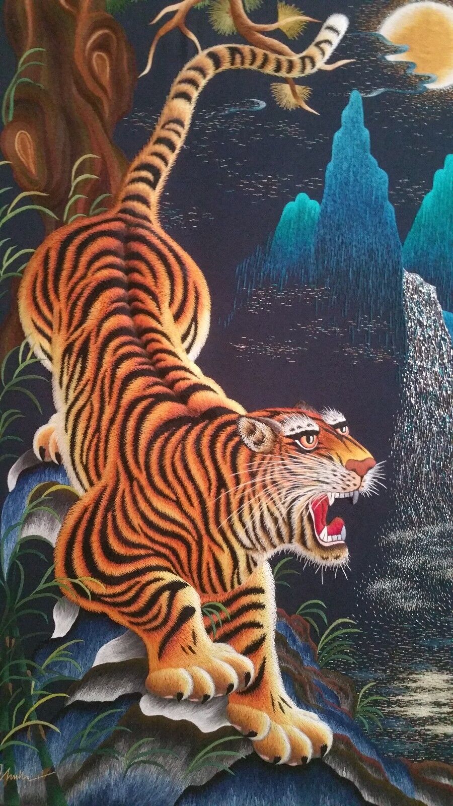 Tiger 3D Art Board Print for Sale by KROKOTON