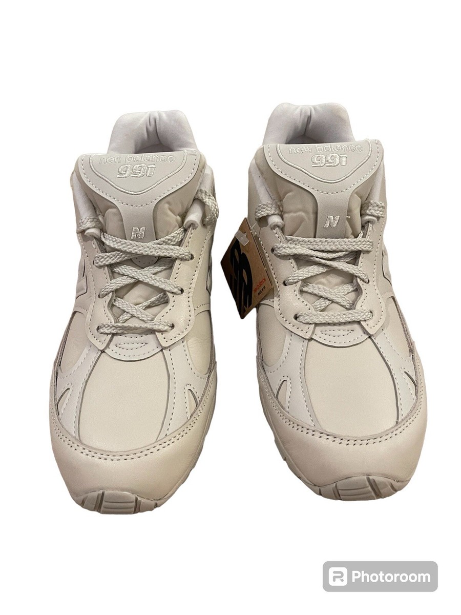 Size 9 - New Balance 991 Made in England Off White W for