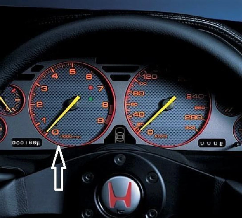 Genuine HONDA NSX-R NA2 02-04 Tachometer Odometer Print Panel - Image 3 of 3