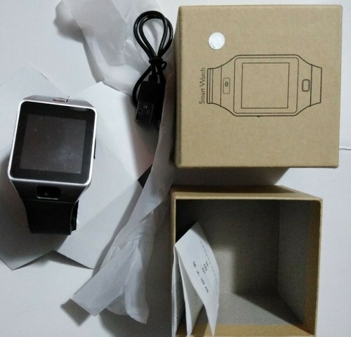 Smart Watch,Bluetooth & Touch Screen Smart Phone Watch Android Black & Sliver