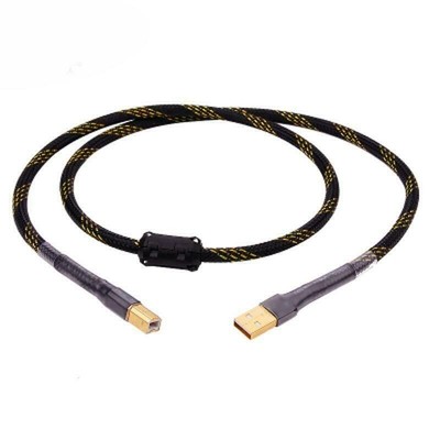 OCC Silber überzogenes Audio USB2.0 Kabel DAC USB Typ A auf Typ B Datumszeile