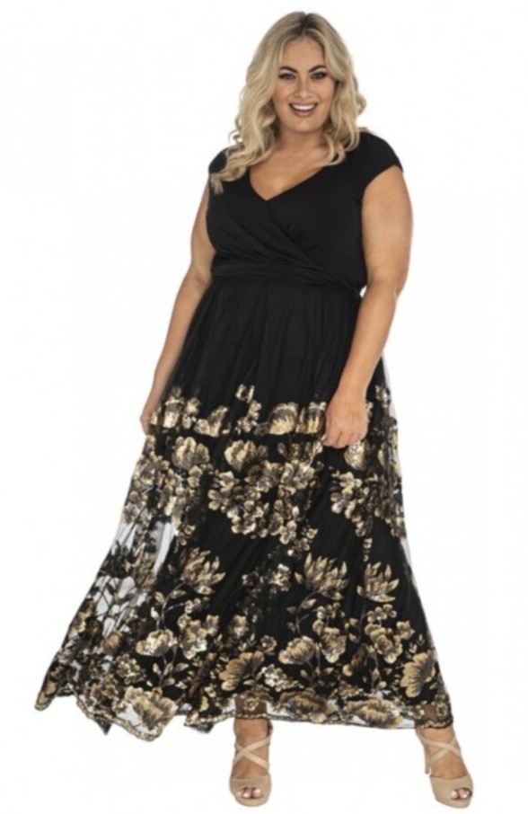 GRAND-DIVA Plus Evening Dress - As New Item - Never Worn