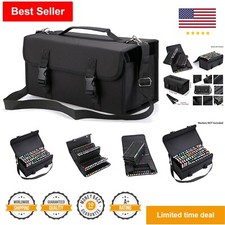 Marker Case Lipstick Organizer - Canvas Holder for Primascolor Sketch Markers