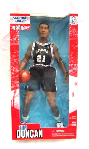 1998 Kenner Starting Lineup NBA San Antonio Spurs Tim Duncan 12" Figure-New! - Picture 1 of 2
