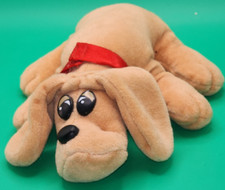 Vintage Tonka Pound Puppies Newborn Brown Plush Puppy Dog