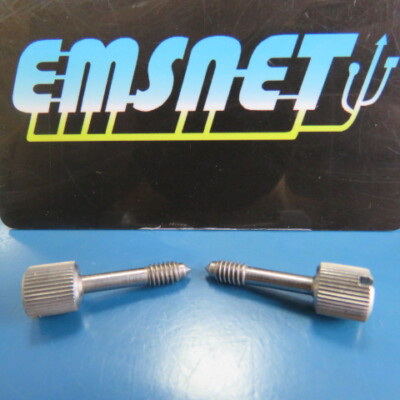 MCMASTER-CARR  91035A410 Qty of 37 per Lot SCREW THUMB SLOTTED KNURLED Length(8-