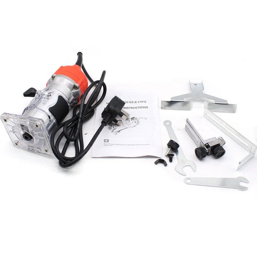 1/4'' Electric Wood Trimming Machine Hand Trimmer Wood Laminator Router 30000RPM - Picture 4 of 11