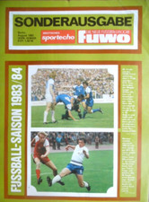 SPORTECHO FUWO SONDERAUSGABE 1983-1984 DDR-Oberliga BFC Jena Erfurt HFC Olympia