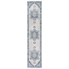 SAFAVIEH Brentwood BNT861K Aqua / Light Grey Rug