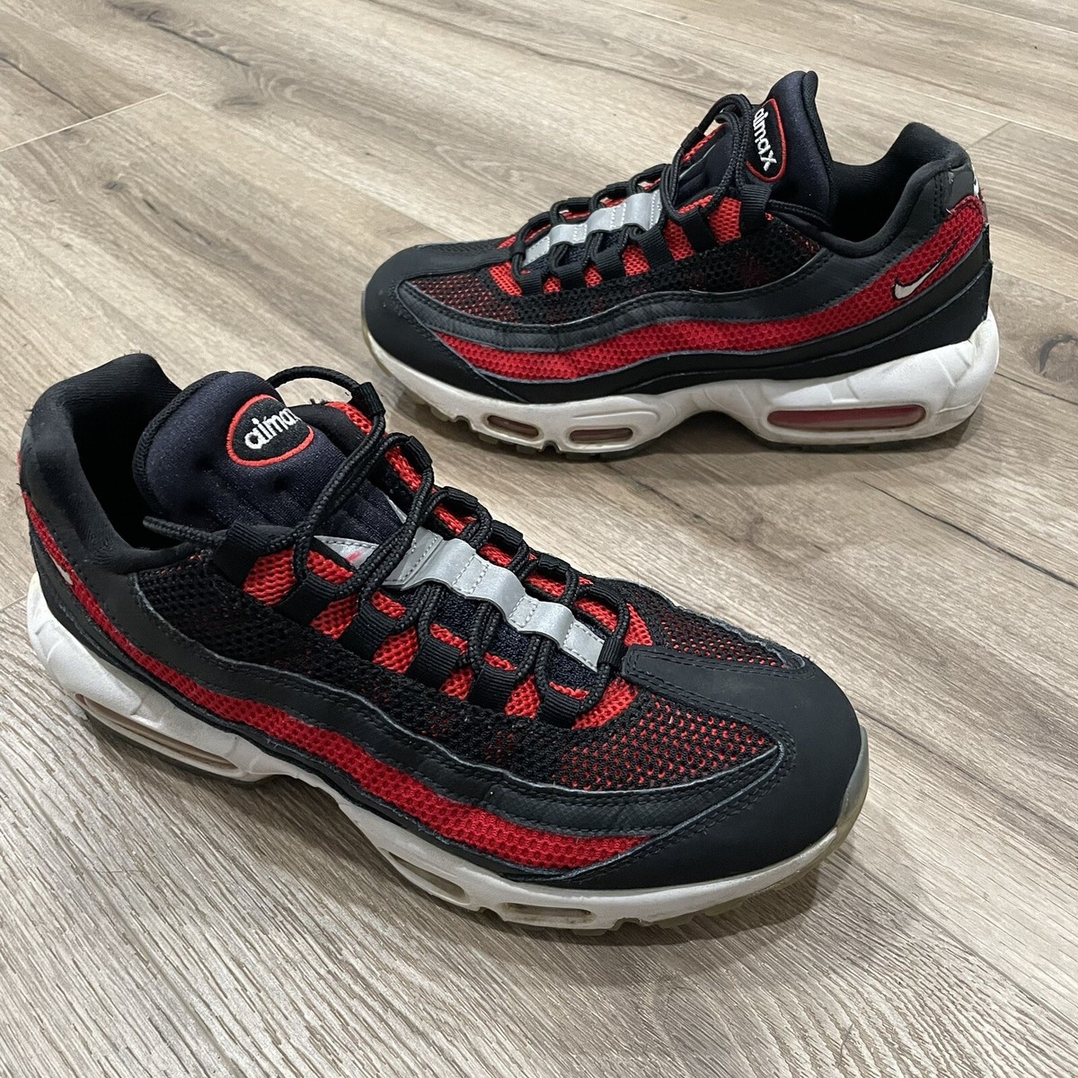 Nike Air Max 95 Essential Bred - Black Red - Men's Size 8.5