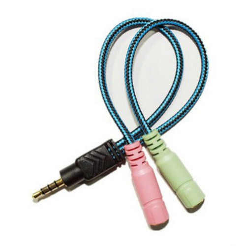 2pcs Audio Splitter Cable Headphone Extension Cable Jack Audio Adapter Cable - Photo 7/11