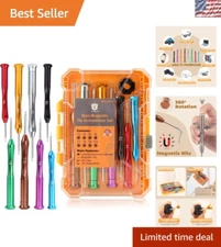 Compact 8pc Magnetic Torx Screwdriver Set for Eyewear, Jewelry & Electronics