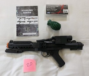 S&T Full Metal Sterling Airsoft Stormtrooper Blaster With Heat Sink And Scope