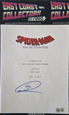 Shameik Moore signed Spider-Man Spider Verse script Miles Morales Beckett COA