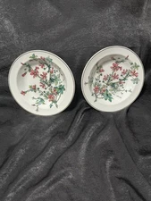 2 Villeroy & Bock Rim Soup bowl in the BOTANICA pattern. Malva Silliestris